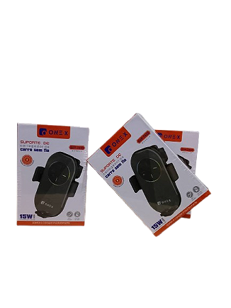 SUPORTE PARA CELULAR SAIDA DE AR 15W COM CARREGADOR SEM FIO ONEX SUP-7433