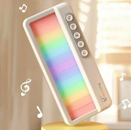 TECLADO MUSICAL ELETRONICO RGB TOMATE MSY-9992