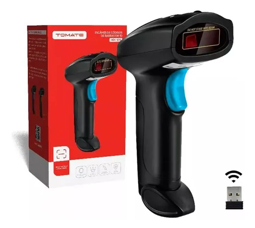 LEITOR DE CODIGO DE BARRAS 2D SEM FIO TOMATE MDK-102S