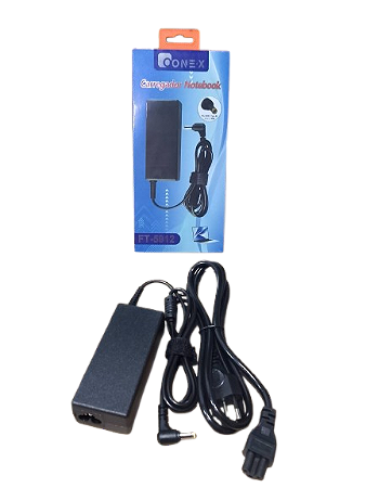 FONTE PARA NOTEBOOK 65W PLUG 5.5X17MM ONEX FT-5912