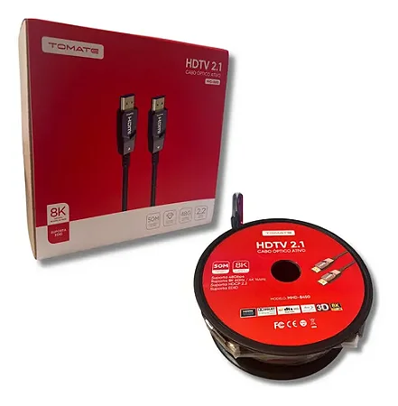 CABO HDMI OPTICO 8K 50M TOMATE MHD-8450