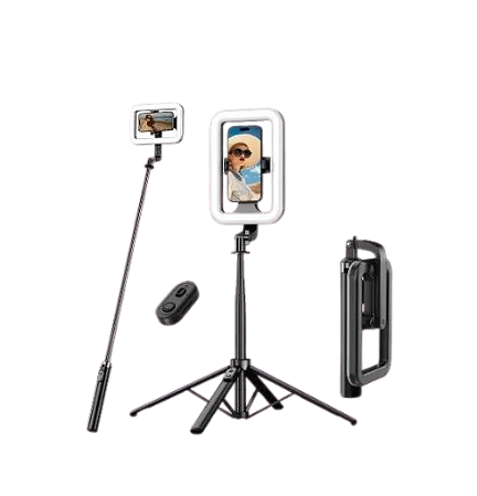 RING LIGHT COM TRIPE BLUETOOTH 5.2 TOMATE MZP-306