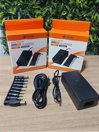 FONTE UNIVERSAL PARA NOTEBOOK COM 9 PLUG 120W 12-24V ONEX FT-TY5910-9