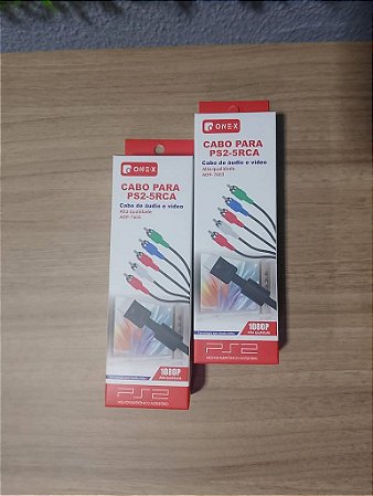 CABO DE AUDIO E VIDEO PS2-5RCA 1080P ONEX ADP-7603