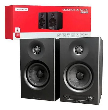 CAIXA DE SOM MONITOR DE AUDIO BLUETOOTH 2.0 110W TOMATE MTS-2043