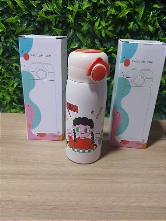 GARRAFA TERMICA DE ACO INOX 400ML TOMATE AK-4524