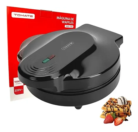 MAQUINA DE WAFFLES 1000W 127V TOMATE MAZ-112A