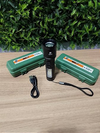 LANTERNA DE LED TATICA USB ONEX LAN-7032