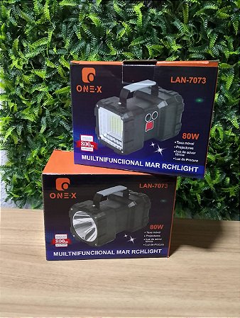 LANTERNA HOLOFORTE DE MAO MULTIFUNCIONAL 80W ONEX LAN-7073