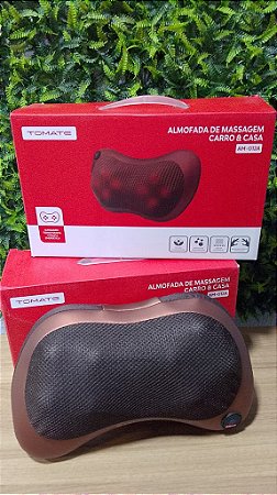 ALMOFADA MASSAGEADORA TERMOTERAPIA 20W TOMATE AM-012A