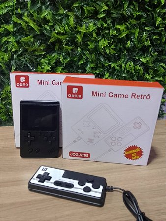 MINI GAME RETRO PORTATIL COM 400 JOGOS ONEX JOG-5705 - Loja Tomate