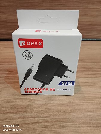 FONTE DE ENERGIA 5V 2A 5MM 110V-220V ONEX FT-5812-5V