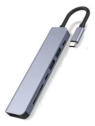 ADAPTADOR TYPE-C HDMI USB 3.0 7 EM 1TOMATE MTV-616