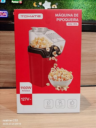 PIPOQUEIRA ELETRICA 127V 1100W TOMATE MAZ-117A