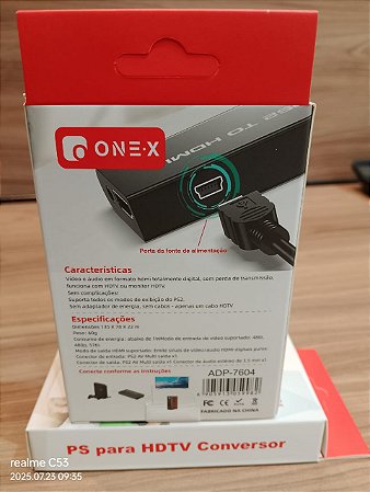 CONVERSOR PS2 PARA HDTV ONEX ADP-7604 - Loja Tomate