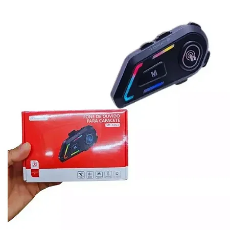 FONE DE OUVIDO BLUETOOTH PARA CAPACETE DE MOTO TOMATE MT-C002