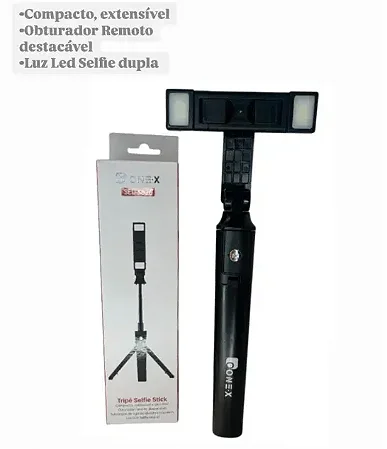 BASTAO DE SELFIE BLUETOOTH COM CONTROLE REMOTO ONEX SEL-6826