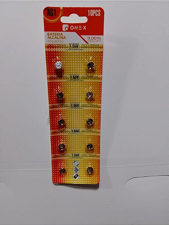 BATERIA BOTAO DE LITIO AG1 364A 1.55V ONEX BAT-5075