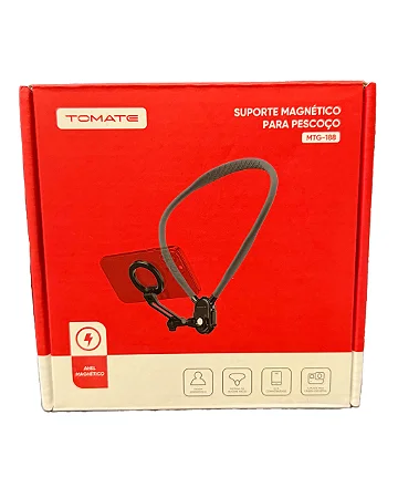 SUPORTE MAGNETICO DE PESCOÇO PARA CELULAR TOMATE MTG-188