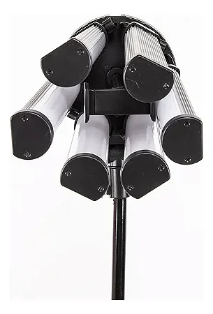 LUMINARIA LED 6 EM 1 COM SUPORTE PARA TELEFONE 54W 15V 4A TOMATE MLG-168