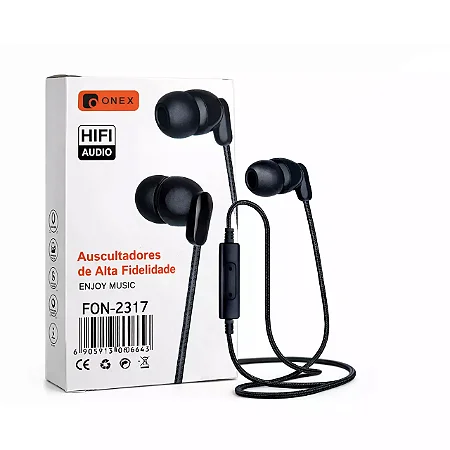 FONE DE OUVIDO COM FIO TYPE-C ONEX FON-2317