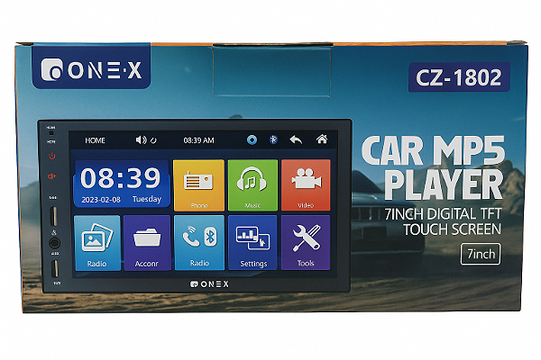 MULTIMIDIA PARA CARRO 7" TOUCH SCREEN ONEX CZ-1802