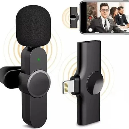 MICROFONE DE LAPELA WIRELESS PARA IPHONE TOMATE MT-2222L