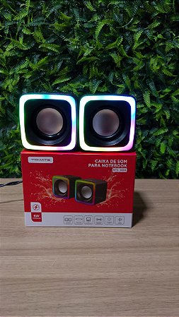 CAIXA DE SOM PARA NOTEBOOK 6W TOMATE MTS-3004