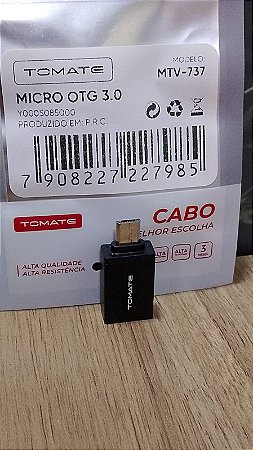 ADAPTADOR OTG USB 3.0 PARA MICRO USB TOMATE MTV-737