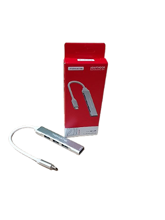 ADAPTADOR 4 EM 1 TYPE-C PARA USB 480MBPS TOMATE MST-019