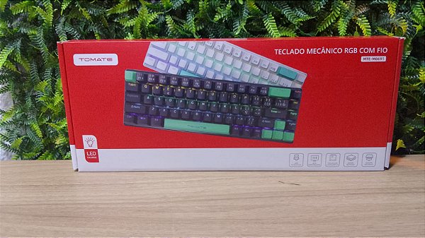 TECLADO MECANICO RGB COM FIO TOMATE MTE-M0691