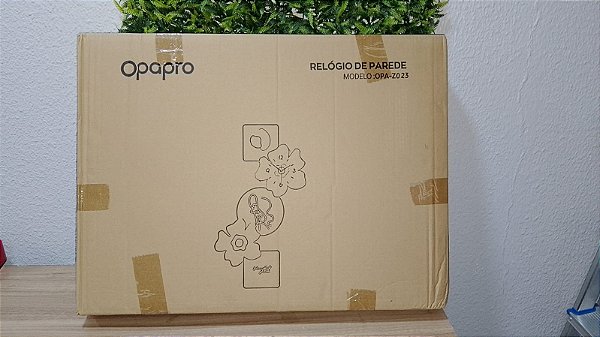 RELOGIO DE PAREDE 1,5V TOMATE OPA-Z023