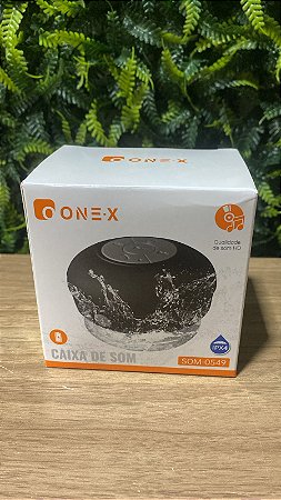CAIXA DE SOM PORTATIL BLUETOOTH A PROVA D'AGUA 3W ONEX SOM-0549