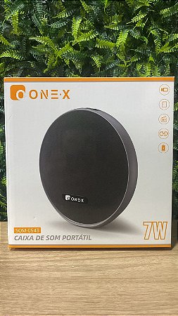 CAIXA DE SOM PORTATIL BLUETOOTH 7W ONEX SOM-0543