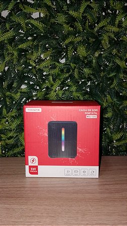 CAIXA DE SOM BLUETOOTH PORTATIL 5W TOMATE MTS-1015