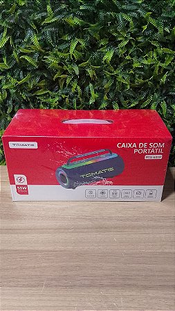 CAIXA DE SOM  BLUETOOTH 55W 8000MAH TOMATE MTS-6019