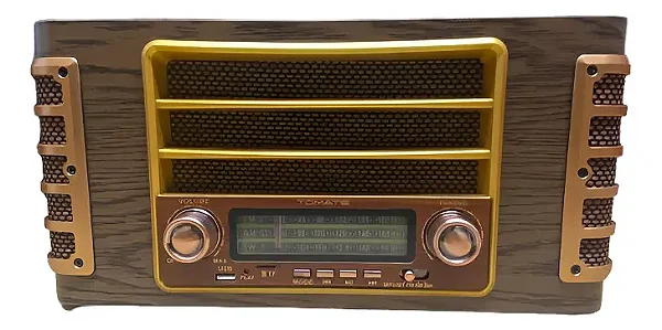 RADIO PORTATIL RETRO FM/AM/SW/USB/TF TOMATE MTJ-2013