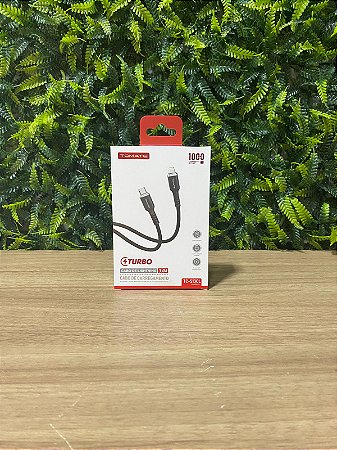 CABO DE DADOS TURBO TYPE-C PARA IPHONE 3.0A TOMATE TC-513CL