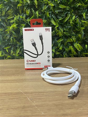 CABO DE DADOS TURBO USB PARA TYPE-C 3.0A TOMATE TC-513C
