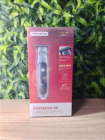 MAQUINA DE CORTAR CABELO 5W 1200MAH TOMATE MAG-1831