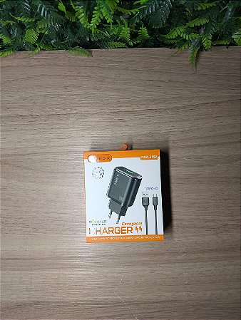 KIT CARREGADOR TURBO USB PARA TYPE-C 3.1A ONEX CAR-3592