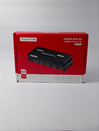 SPLITTER HDMI 1X4 4K TOMATE MTV-705