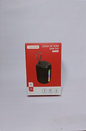 CAIXA DE SOM PORTATIL BLUETOOTH 6.5W TOMATE  MTS-1019