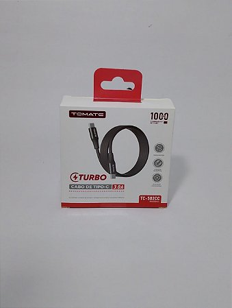 CABO DE DADOS TYPE-C PARA TYPE-C 1M 3.0A TOMATE TC-502CC