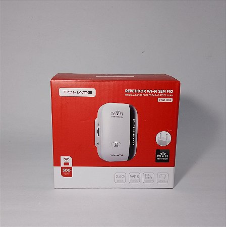 REPETIDOR DE WIFI SEM FIO 300MBPS 2.4G TOMATE MWI-005