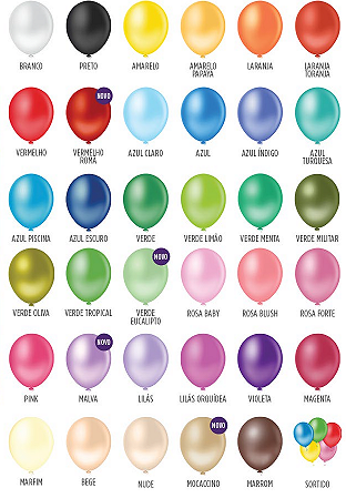 BALÃO 5" PIC PIC 50 UNIDADES