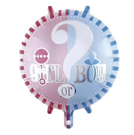 BALÃO CHÁ DE BABY GIRL BOY
