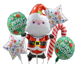 KIT BALÃO NATAL PAPAI NOEL