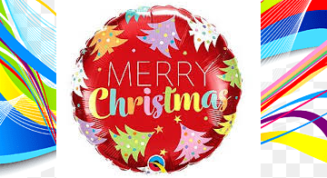 BALÃO FELIZ NATAL MARRY CRISTMA 18"