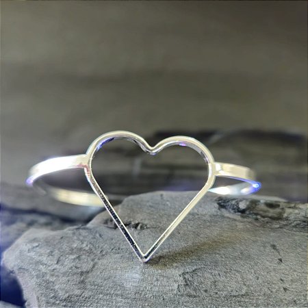 Bracelete Coração Vazado